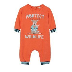 Peek Romper Youth Kids Tundra Wildlife X The Nature Conservancy Bodysuit